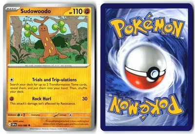 SUDOWOODO 043/086 Uncommon Chaos Rising Non Holo NM