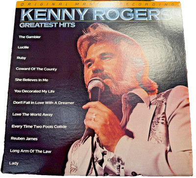 MFSL ORIGINAL MASTERS KENNY ROGERS GREATEST HITS  VINYL RECORD `LP  VG+