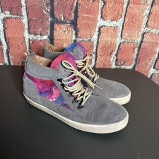 Inkkas Aztec Southwestern High Top Sneakers Women Size 10 Men's 8 Shoes Handmade