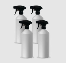 4x1L Plastic Spray Bottles for Cleaning  Chemical Resistant Trigger Spray Bottle