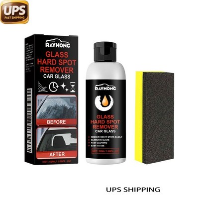Pro Car Glass Scratch Remover - Hard Spot Polish & Windshield Repair Cream