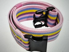 ⭐ LAMBOX 60" GAIT BELT w/ METAL BUCKLE PASTEL TRANSFER BELT NEW - SHIPS FREE!