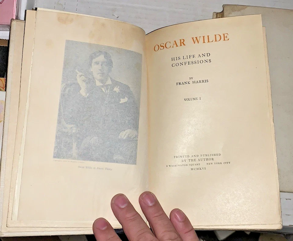Oscar Wilde, His Life & Confessions, Signed Frank Harris 1916 - Image 3 of 4