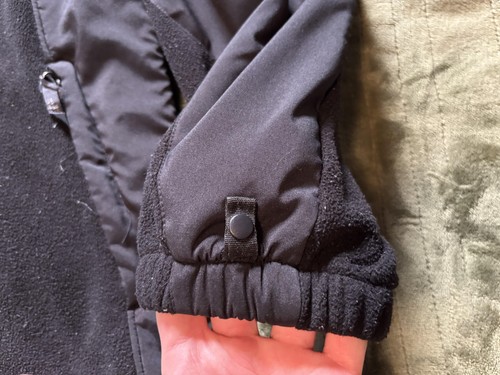 The North Face Jacket Mens Medium Black Fleece Softshell Full Zip Windbreaker - Picture 5 of 17