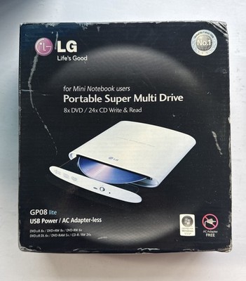 LG Portable Super Multi Drive GP08 Lite