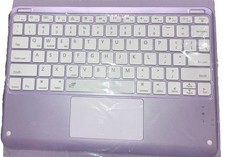 Wireless Keyboard Case Purple for iPad 13 Touchpad Detachable open box