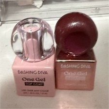 Dashing Diva One Gel Magnetic 1-Step Gel Polish Red Green Silver Glitter 10ml