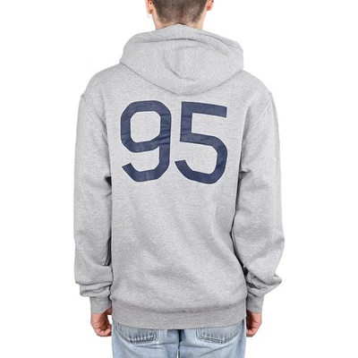 eS Sweat À Capuche En Coton À Enfiler Gris Chiné - Manches Longues - Photo 1/4