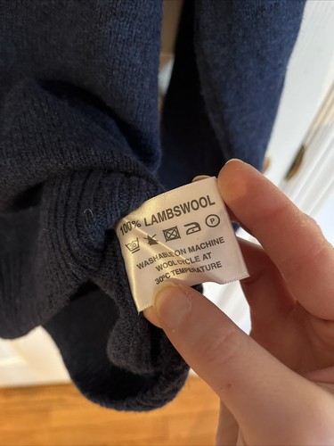 Glenmore Woolens 100% Lambs wool Made In Scotland Size LARGE Pre-Owned - Picture 7 of 9