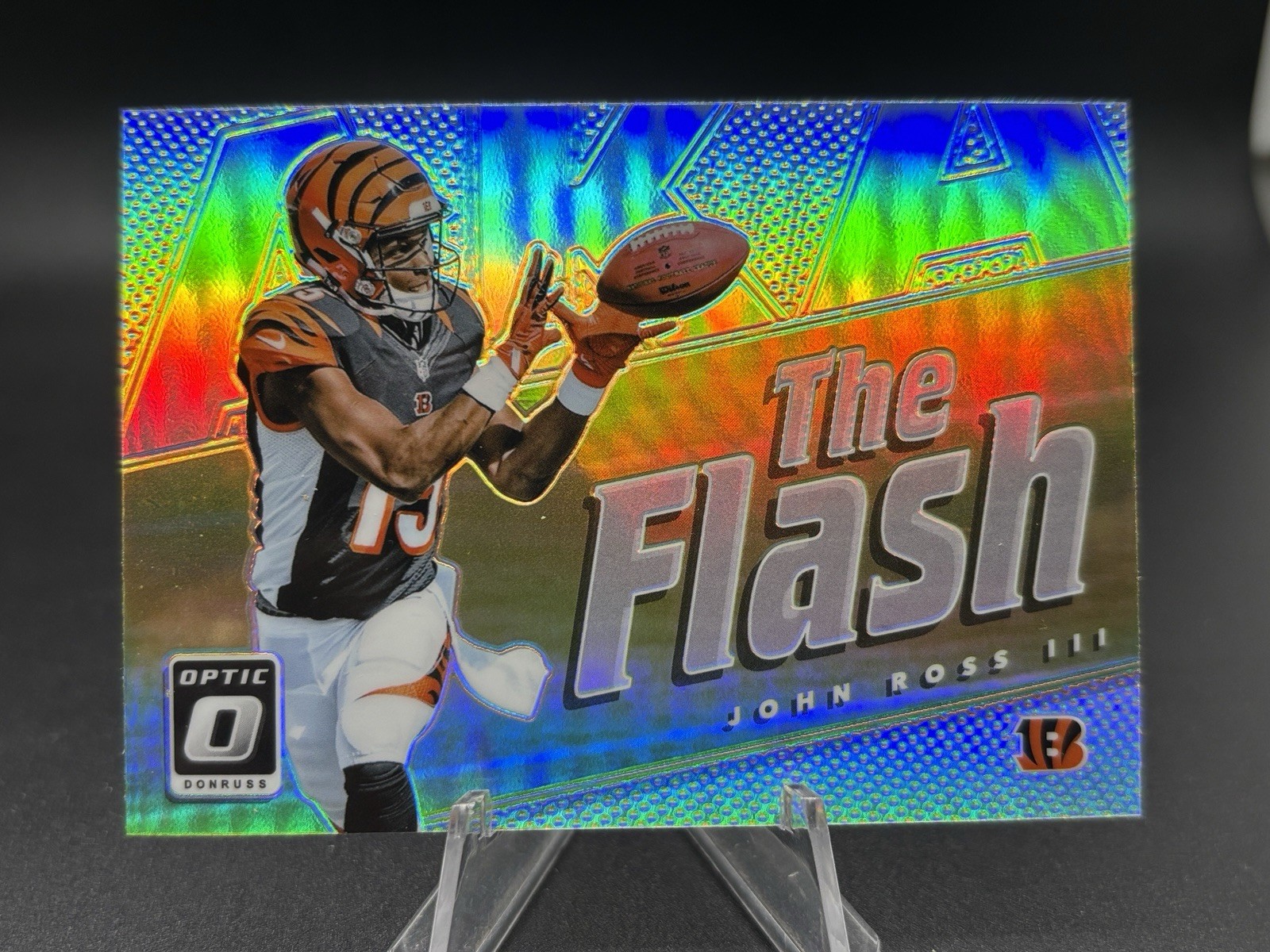 2017 Panini Prizm AKA SILVER #28 John Ross III The Flash Cincinnati Bengals