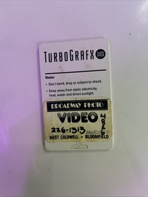 Turbo Grafx 16 BRAVOMAN CIB VINTAGE OLD SCHOOL ORIGINAL