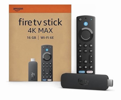 Amazon Fire TV Stick 4K Max Media Streamer mit Alexa-Sprachfernbedienung 3. Gen