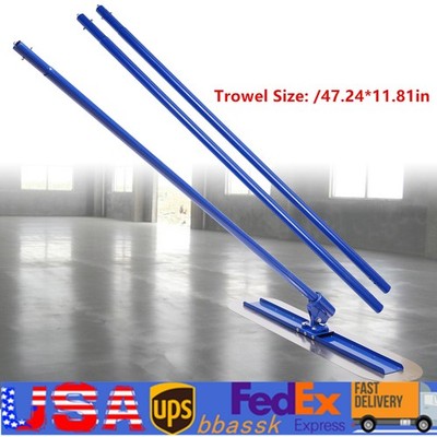 Bull Float Concrete Float 48 x 12 Concrete Tool Trowel 3 Handle 1.8M Finish Tool