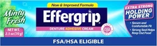 Denture Adhesive Cream, Extra Strong Holding Power, 2.5 oz
