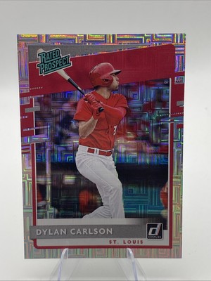 2020 Panini Donruss Rated Prospects Vector Dylan Carlson #RP-10