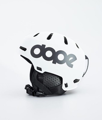NEU & UNGETRAGEN Gr. S Skihelm Classic Matte White w/ Black S DOPE