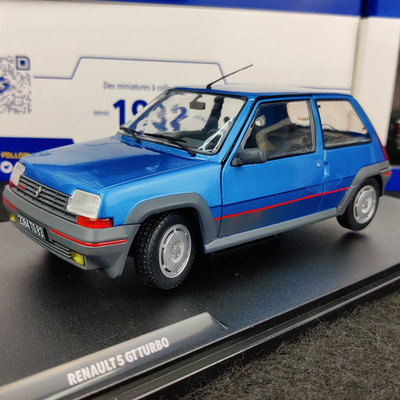 AUTO SOLIDO RENAULT 5 GT TURBO MK1 ALPINBLAU 1985 1:18 NEU BOX S1810004