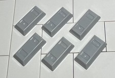 6 x New Lego Minifigure, Utensil Ingot 1 x 2 Light Bluish Grey - Part No.99563