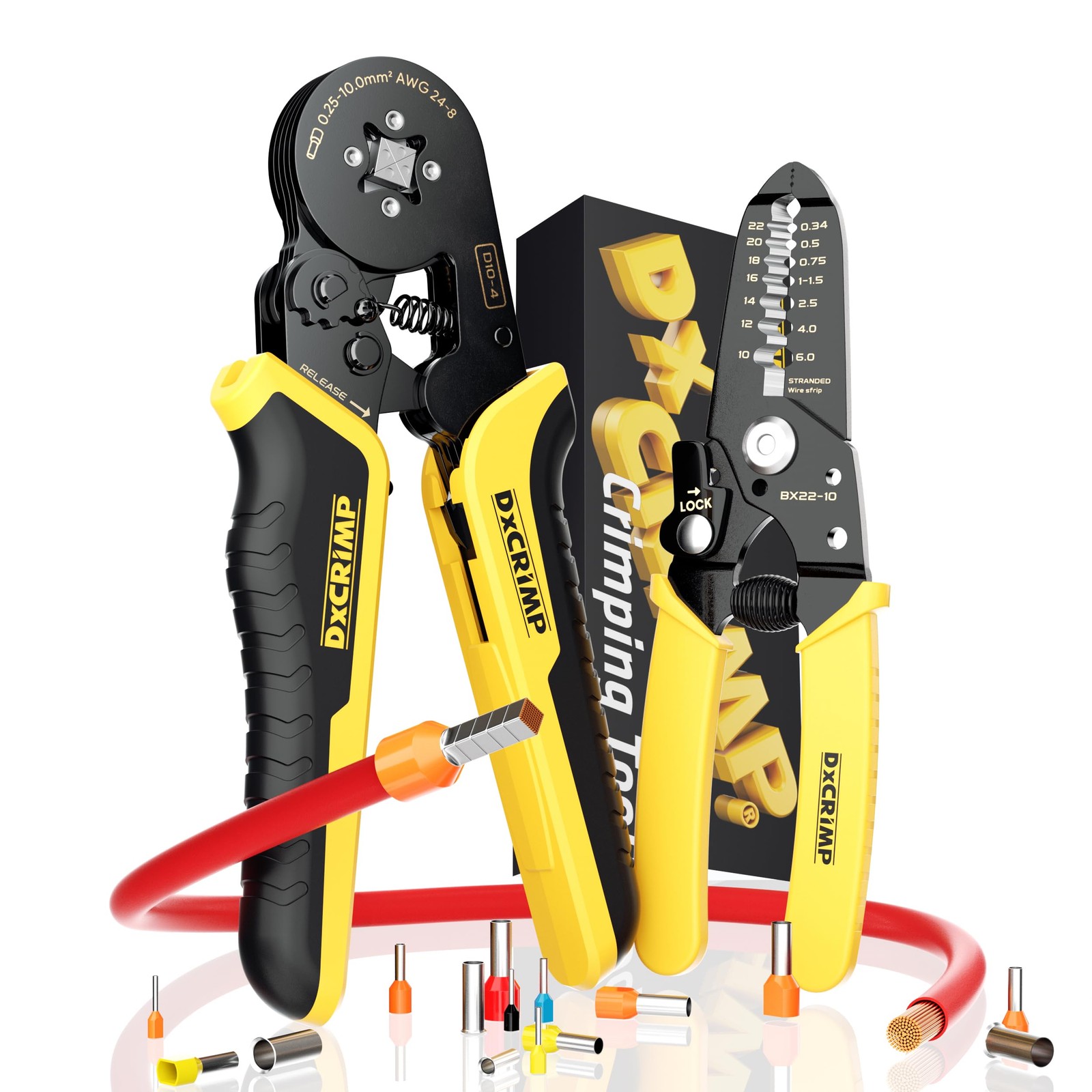 Crimpatrice per Puntalini DxCRIMP 10mm² - Soluzione Professionale DIY