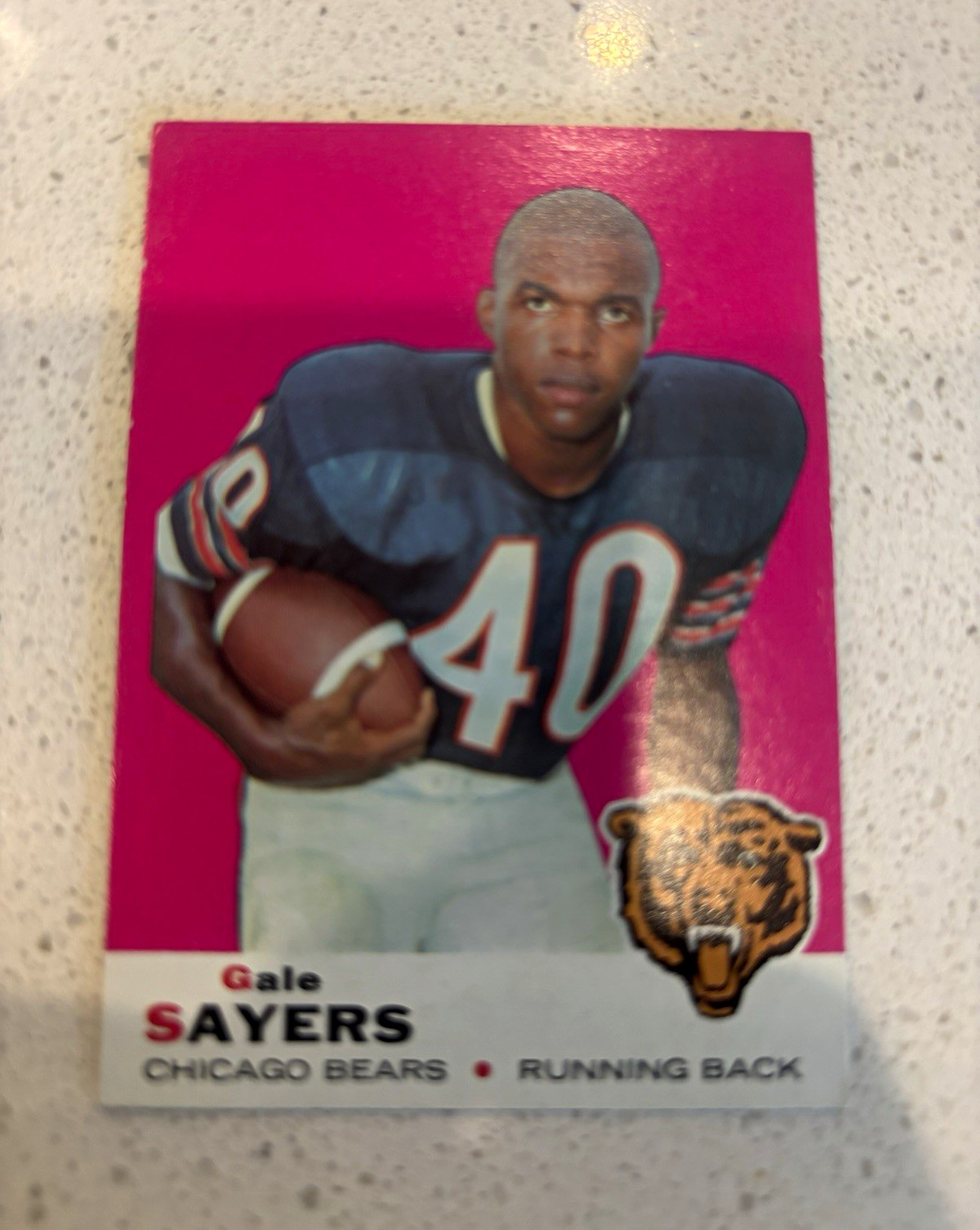 1969 Topps Gale Sayers #51 Chicago Bears HOF Vintage Football Card