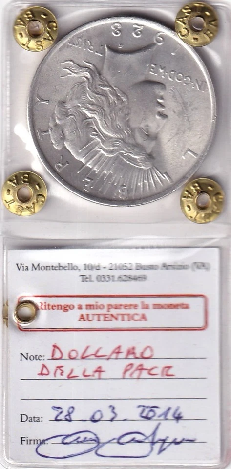 USA $1 one Peace dollar 1923 SILVER Silbermünze United States - Bild 3 von 4