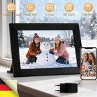 Frameo 10,1 Zoll WiFi Digitaler Bilderrahmen,1280x800 HD IPS Touchscreen Foto