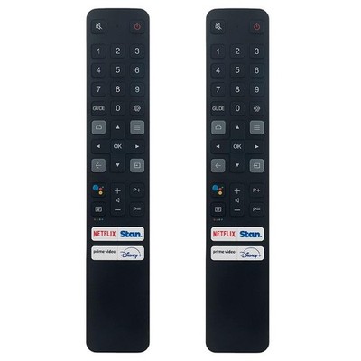2xRC901V Voice Remote for TCL QLED androidtv Google Assistant forC727 C725 Serie