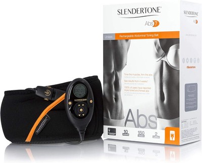 Slendertone Abs8 Bauchmuskelgürtel   Bauchmuskelstimulator mit 10 Programmen, 15