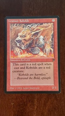 Crimson Kobolds Legends EX/LP #139 MTG Magic the Gathering Creature  Common