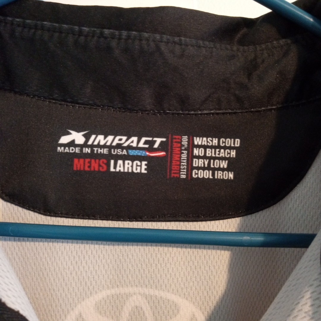 FILA MAGLIA FIRMATA MARTIN TRUEX JR. FURNITURE ROW TEAM EMESSA NASCAR PIT CREW Uomo L