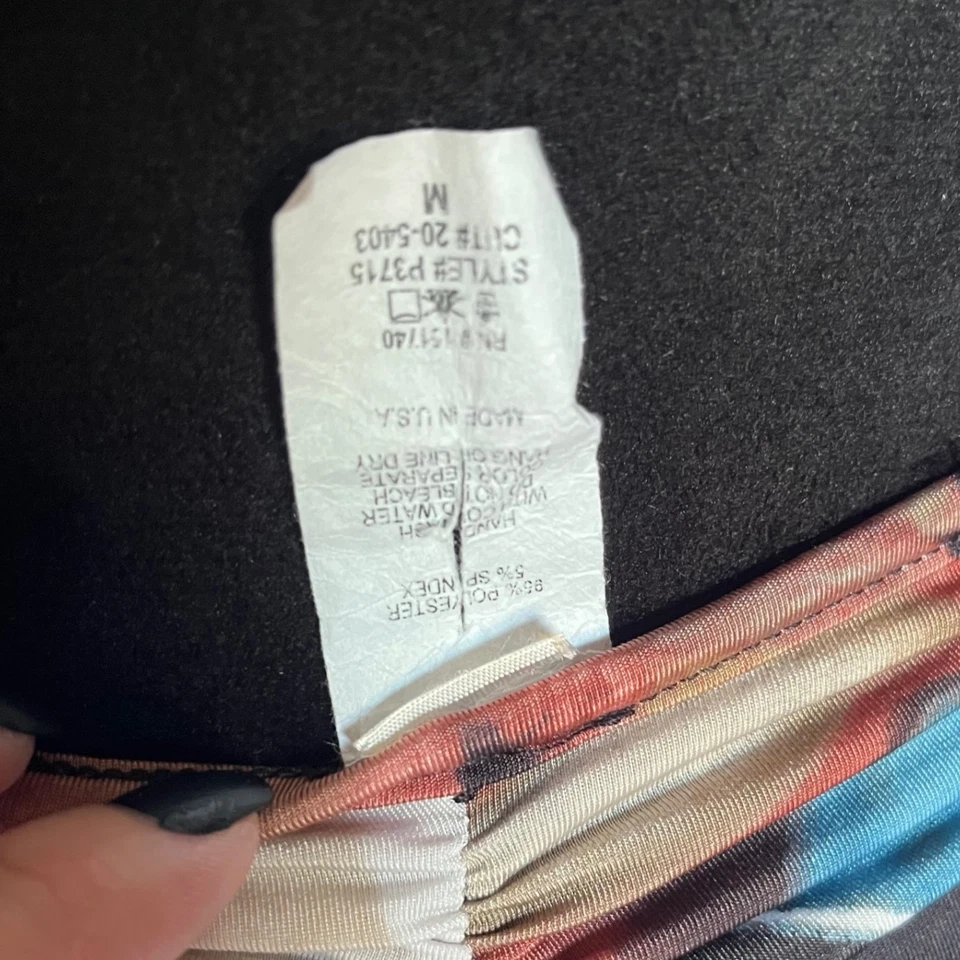 De Colección Años 90 Y2K Renacimiento Arte Estampado Mono Mediano Espalda Abierta Cremallera Body EE. UU. Foto 3 de 4