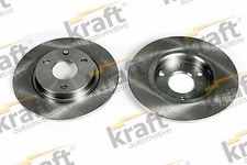 2x KRAFT Bremsscheiben Vorne passend für PEUGEOT 106 II Schrägheck (1A, 1C)