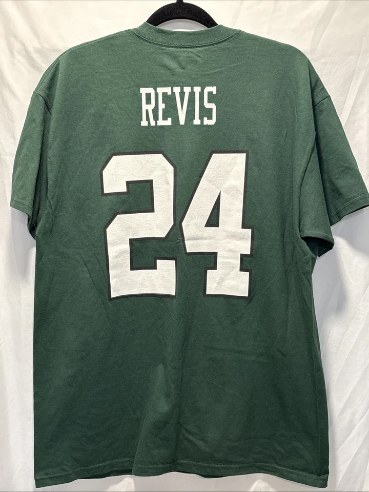 Ropa grande verde del equipo Darrelle Revis de los NY JETS para hombre Foto 3 de 4