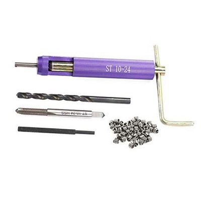 Thread Repair Insert Kit 50Pcs M10-24 x 1.5D Helical Coil Type for Restoring