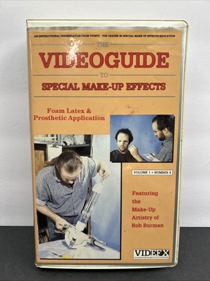 The Videoguide to Special Make-Up Effects Vol. 1 No. 4   Sculpting & Molding VHS