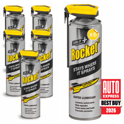 Rocket TT Multi-Use Lubricant Spray [6 x 15.2 Oz] | WD Anti Rust Penetrating Oil
