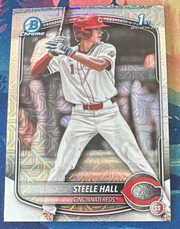 2025 Bowman Draft - Chrome Steele Hall #BDC-20 Mojo Refractor (RC)
