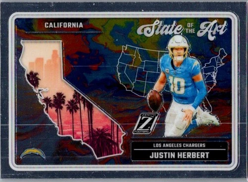 2024 Panini Zenith #8 Justin Herbert State of the Art