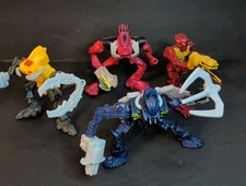 Lot of 4 Lego Bionicle McDonalds Toys Figure 2007 Bundle