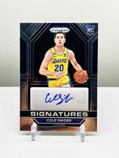 2022-23 Panini Prizm - Rookie Signatures Cole Swider #RSA-CSW (AU, RC)