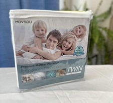 Premium Mattress Protector Waterproof Hypoallergenic Twin Size NIB