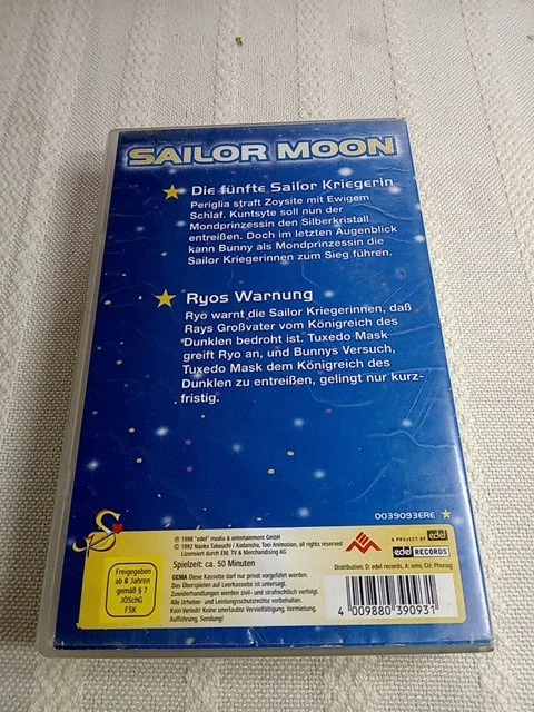 VHS Videokassette - Sailor Moon Folge 3 - Magical girl  Anime selten Sammler 116 - Bild 2 von 4