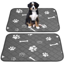 2 Pcs Soft Comfortable Washable Dog Pee Pads Puppy Potty Pads Reusable Mats