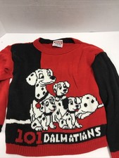 Vintage 101 Dalmations Disney Sweater Color Block
