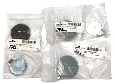 Cooper B-Line S100 Oil Tight Hole Seal Types 3R, 4, 12 or 13 [Lot of 3] NOS
