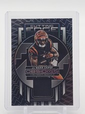 JA'MARR CHASE 2023 PANINI OBSIDIAN CUTTING EDGE PATCH /199 #CEM-JCH Q6902