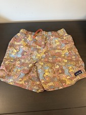 Patagonia Baggies Shorts Kids Sz XL 14 Lined Elastic Waist