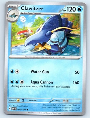Clawitzer Common SV01: Scarlet & Violet Base Set 050/198 MP