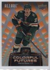 2024-25 Upper Deck Allure Colorful Futures Orange Marco Rossi #CF-2 9bg