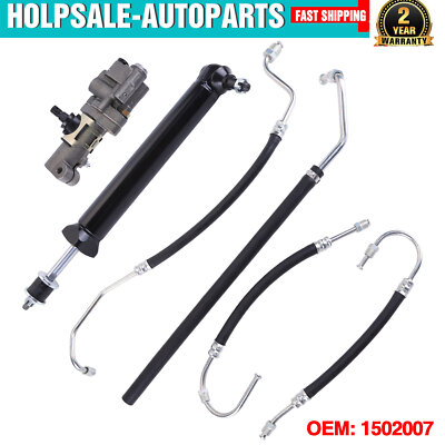FOR CORVETTE NO CORES C2 C3 1963-1979 POWER STEERING VALVE CYLINDER RAM HOSE KIT